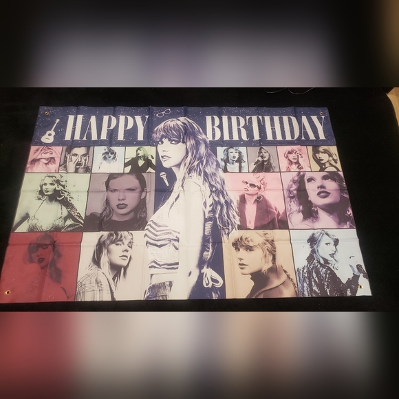 Taylor Swift Other - Taylor Swift Happy Birthday Collage Tapestry 60" X 38" NWT